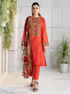 2 Piece Lawn Suit-Embroidered (Unstitched)