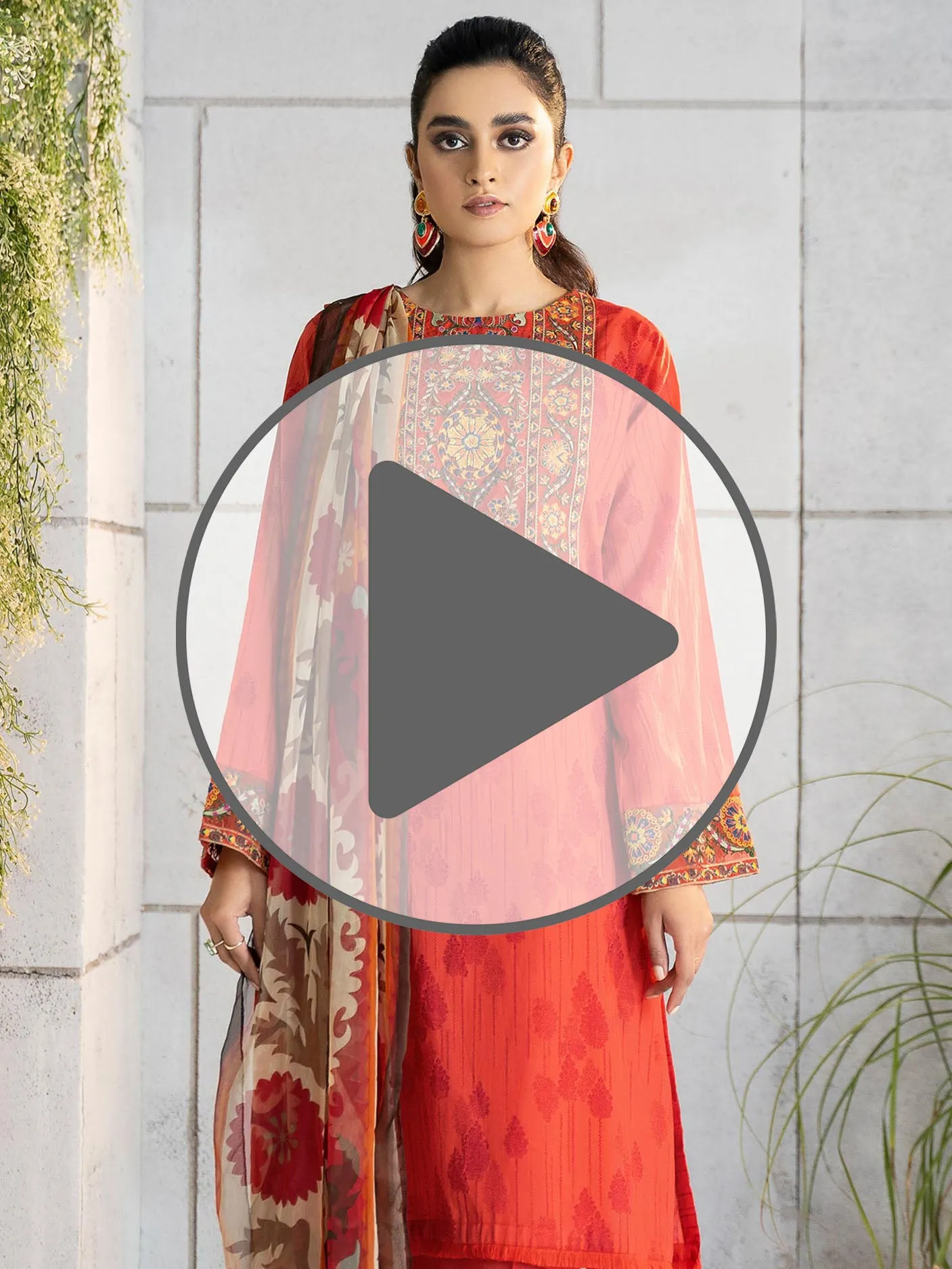 2 Piece Lawn Suit-Embroidered (Unstitched)