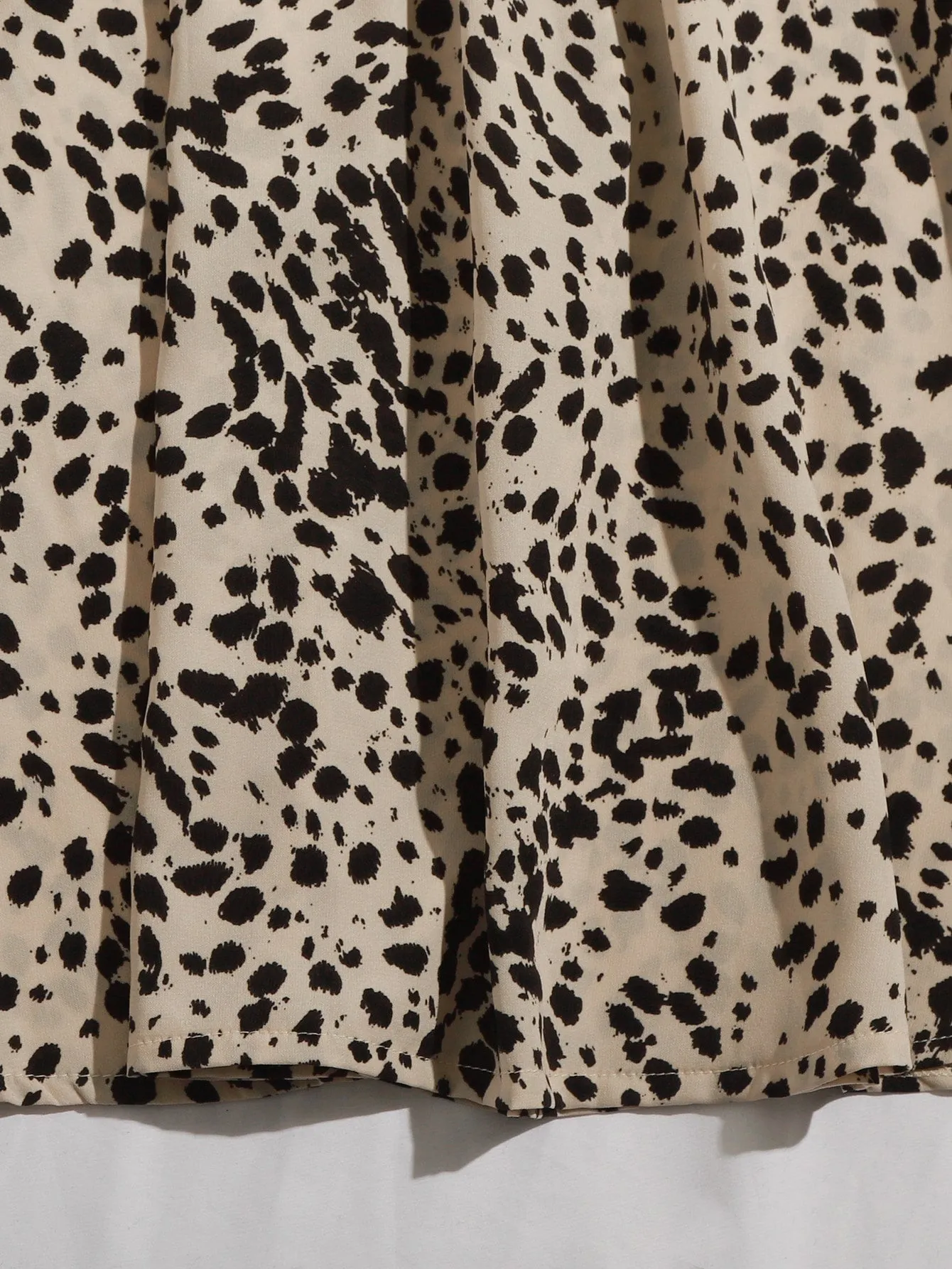 All Over Print Midi Plus Size Skirts