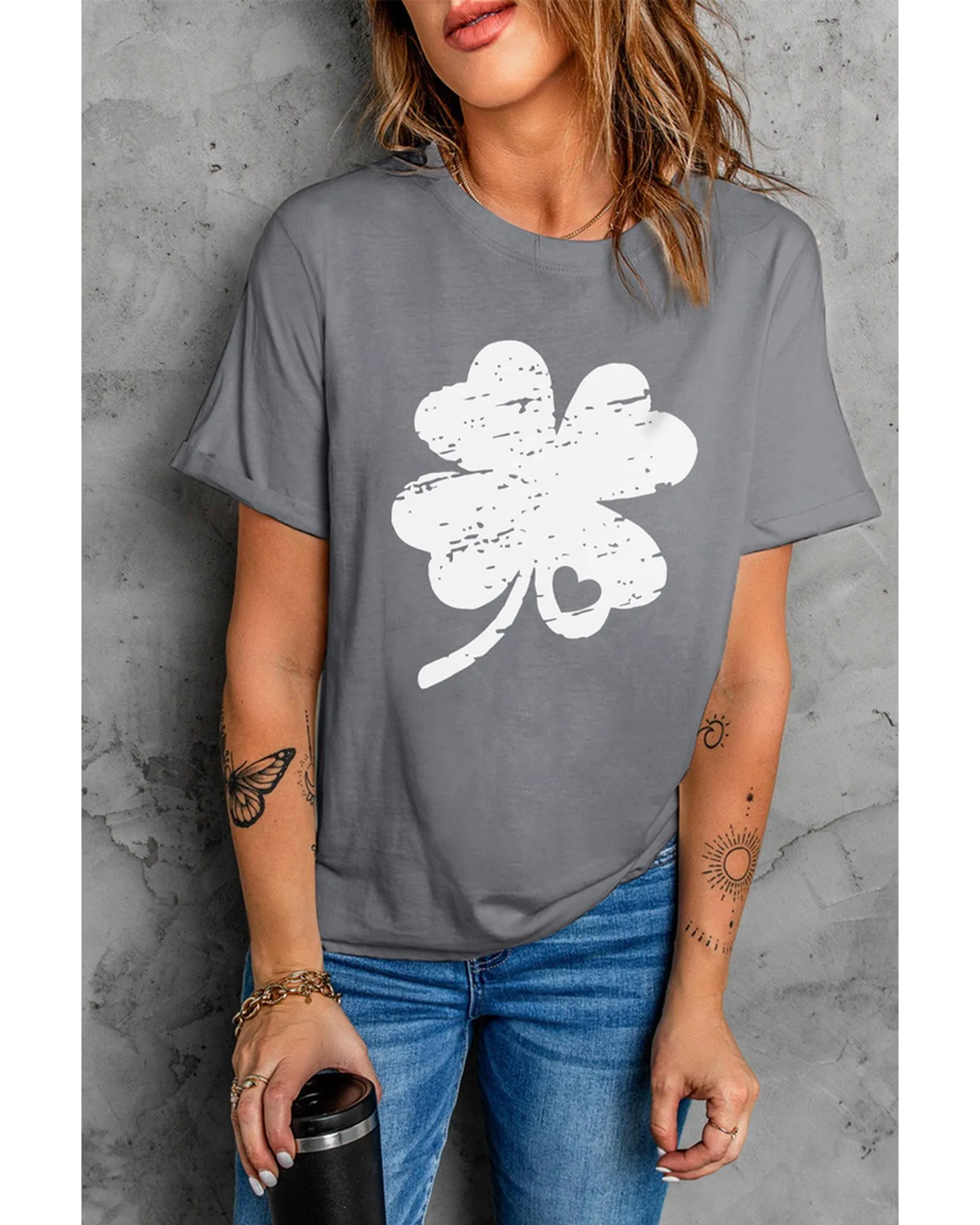 Azura Exchange St Patrick Graphic Print Tee - L