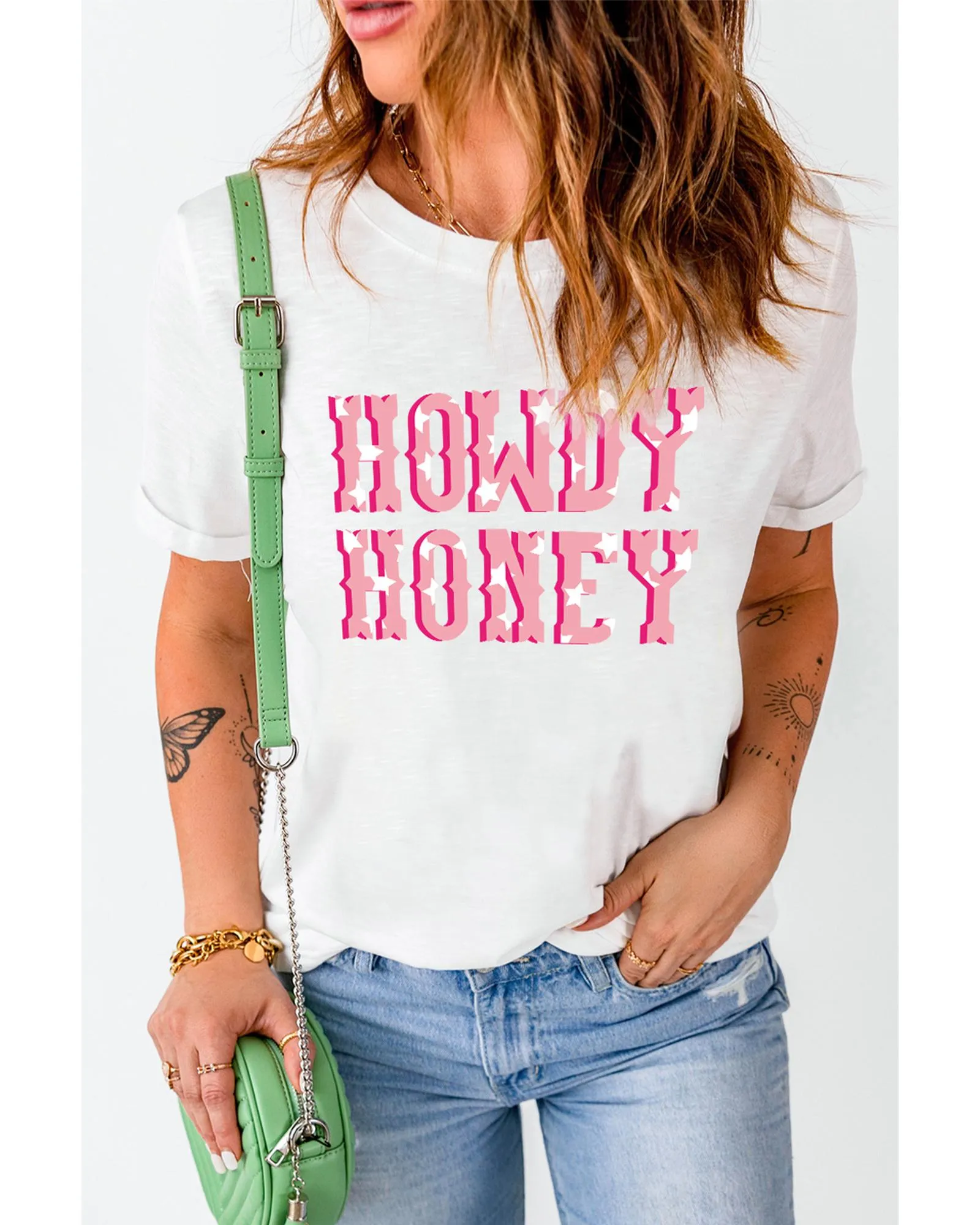 Azura Exchange Star Graphic Print Short Sleeve T-Shirt - XL