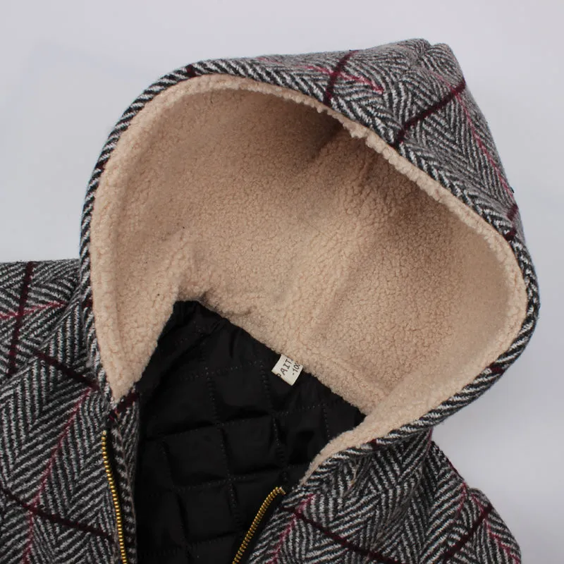 Baby Boys Winter Jacket in Army Green Thick Hooded Warm Coats Kids Boys Padded Winter Warm Outwear