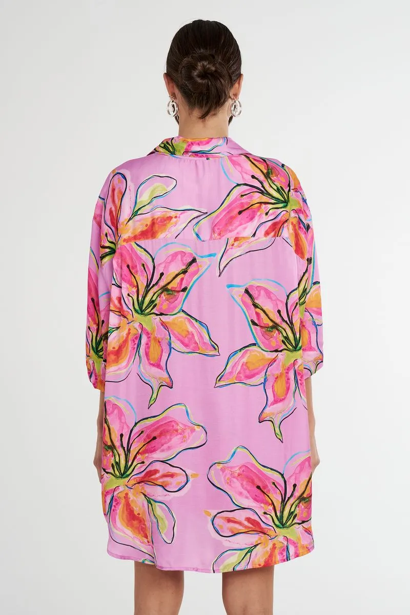 Big Shirt - Lilac Lily