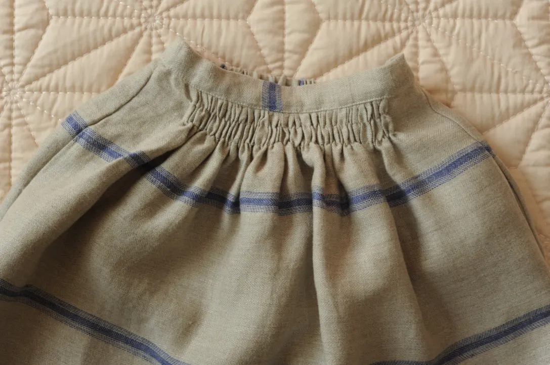 Bobo Skirt Mattress Blue stripes