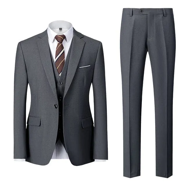 BRADLEY VIP SUITS Men's Fashion Formal Business & Special Events Wear 3 Piece Suit for Business Meetings Job Interviews Church Services Suits (Jacket   Pants   Vest) Blue Teal Suit Set