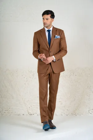 Brown Viscose Suit