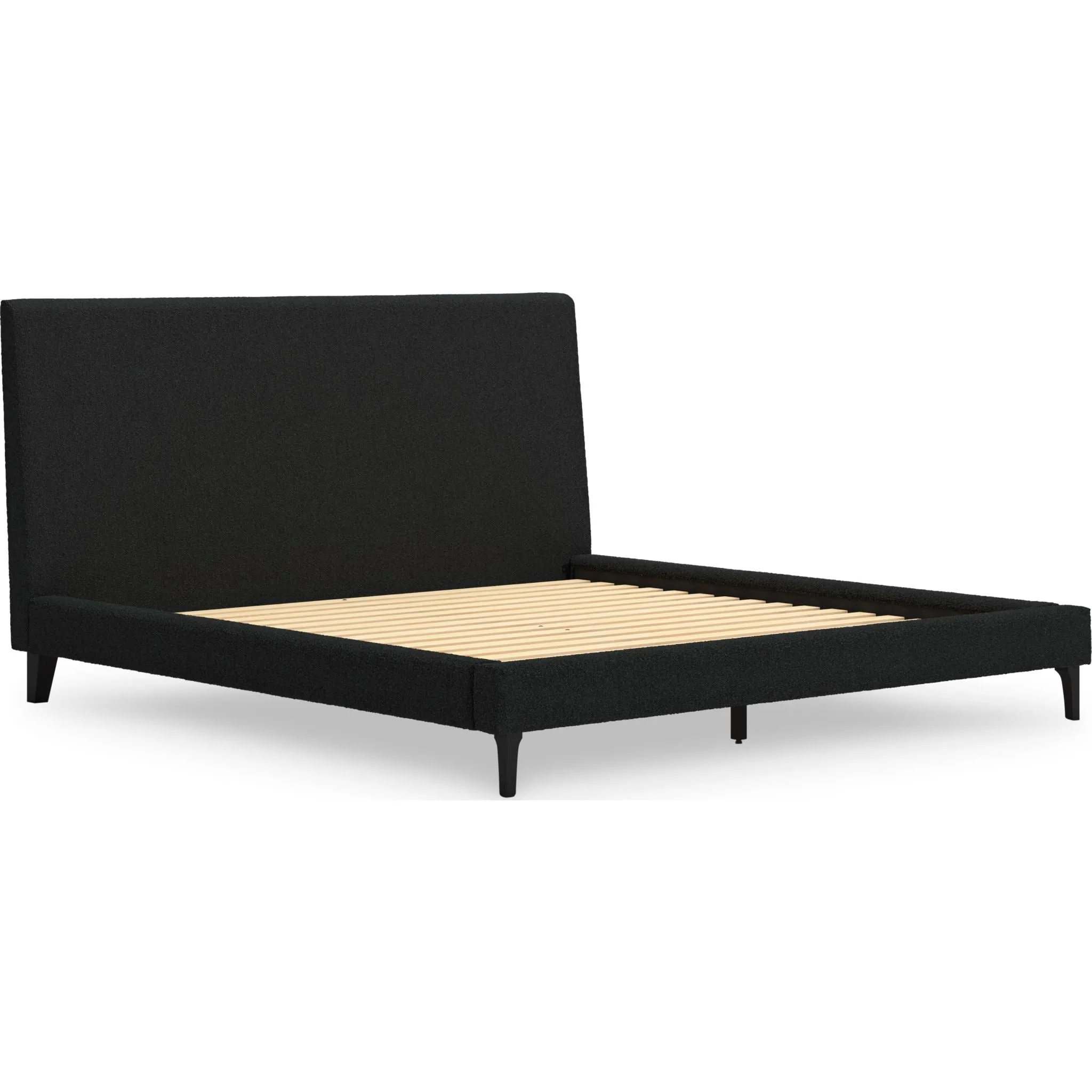 Cadmori Upholstered Bed - Black