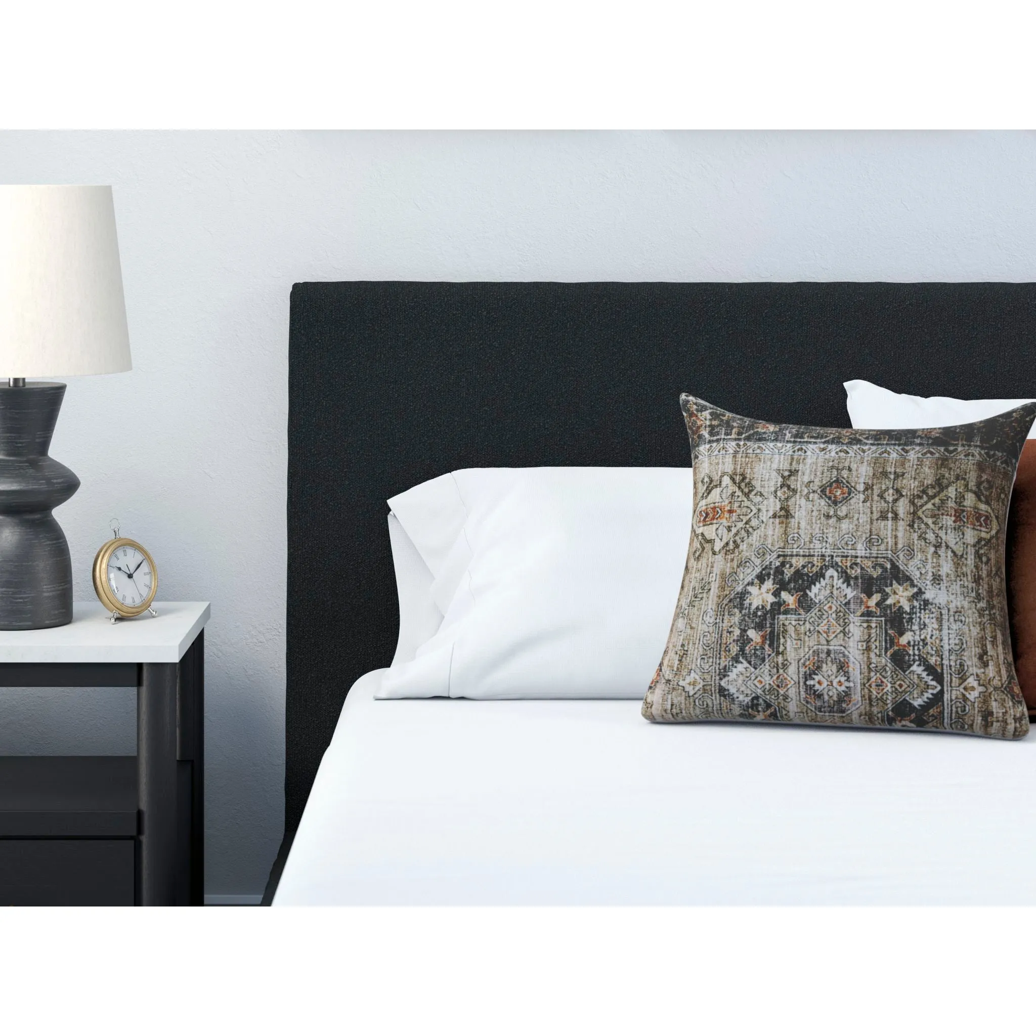 Cadmori Upholstered Bed - Black