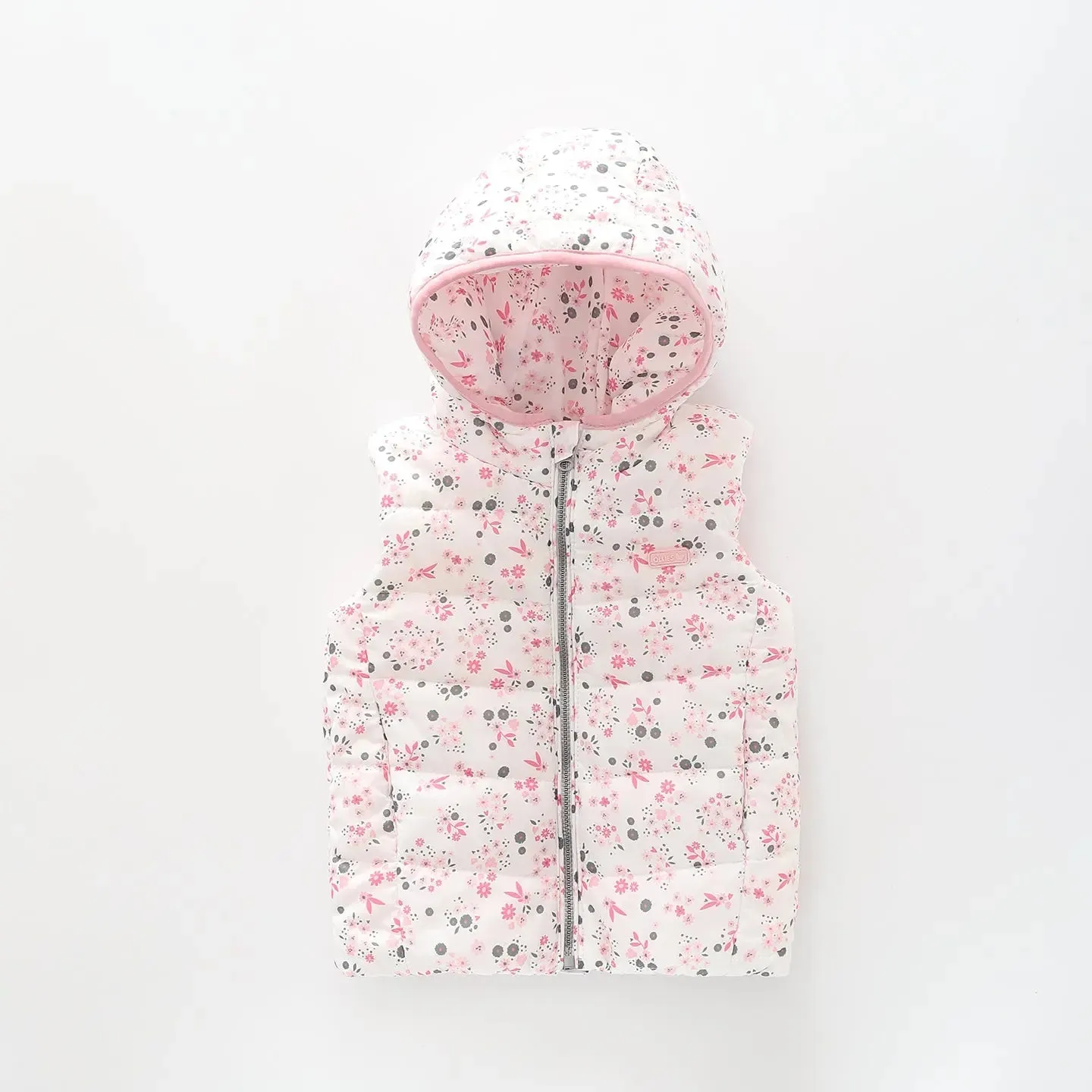 Ditsy Floral, Girls Puffer Vest