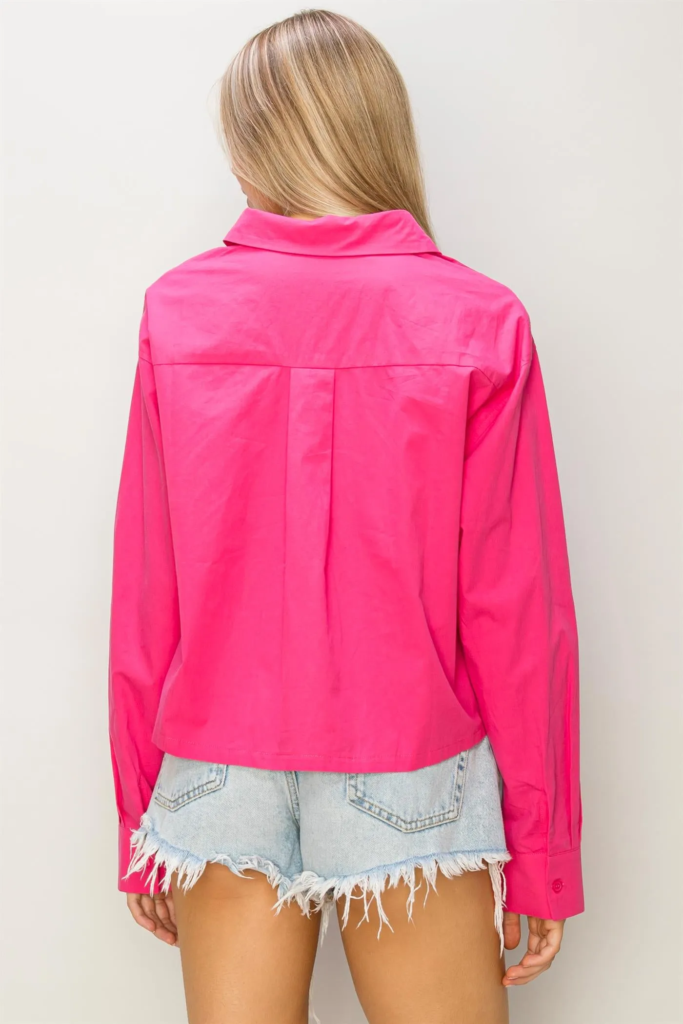 DZ24C051-Play It Right Poplin Shirt