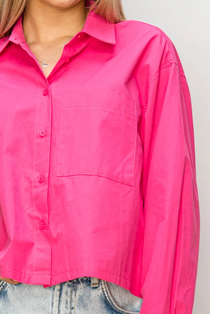 DZ24C051-Play It Right Poplin Shirt