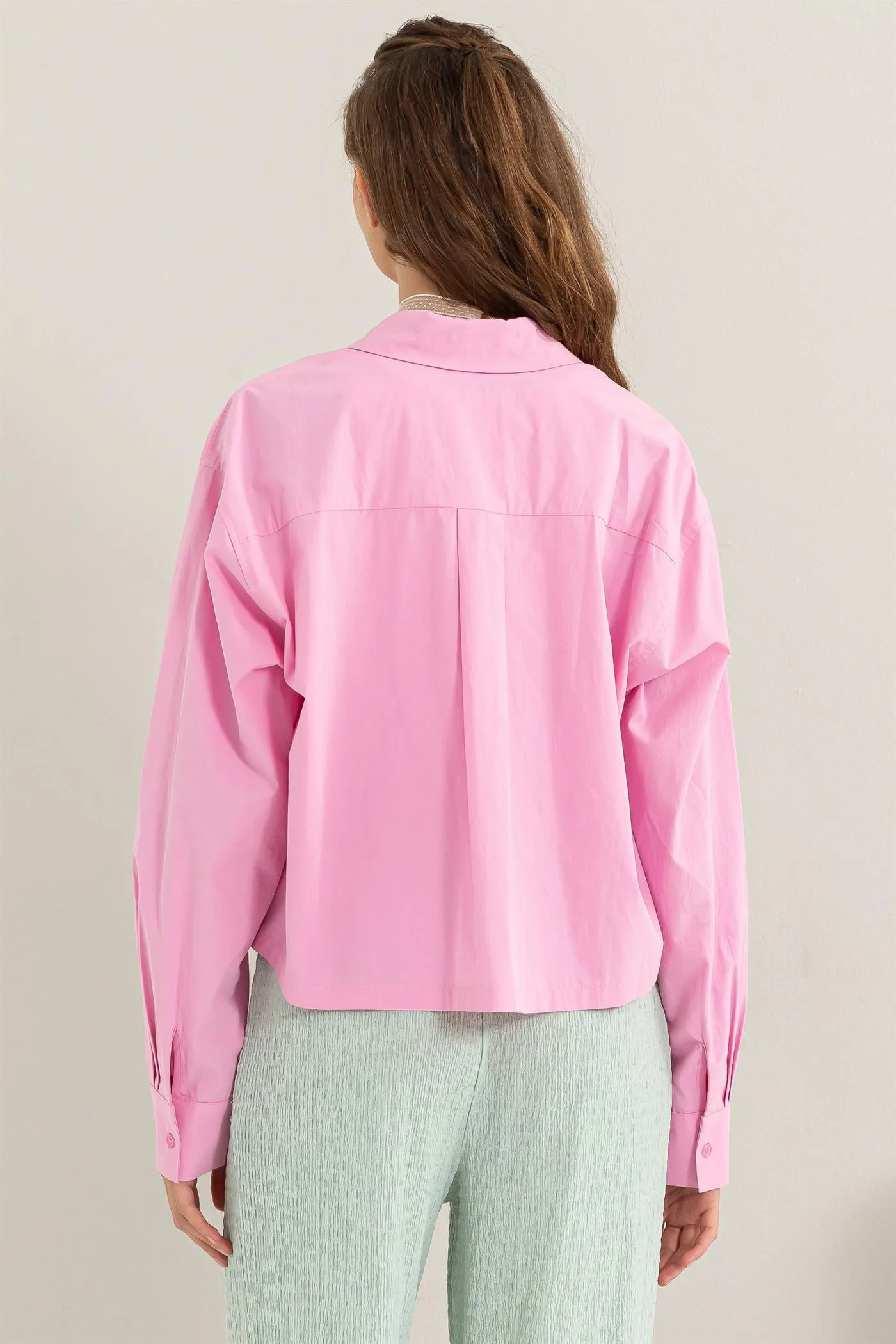 DZ24C051-Play It Right Poplin Shirt
