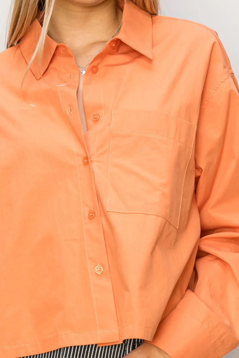 DZ24C051-Play It Right Poplin Shirt