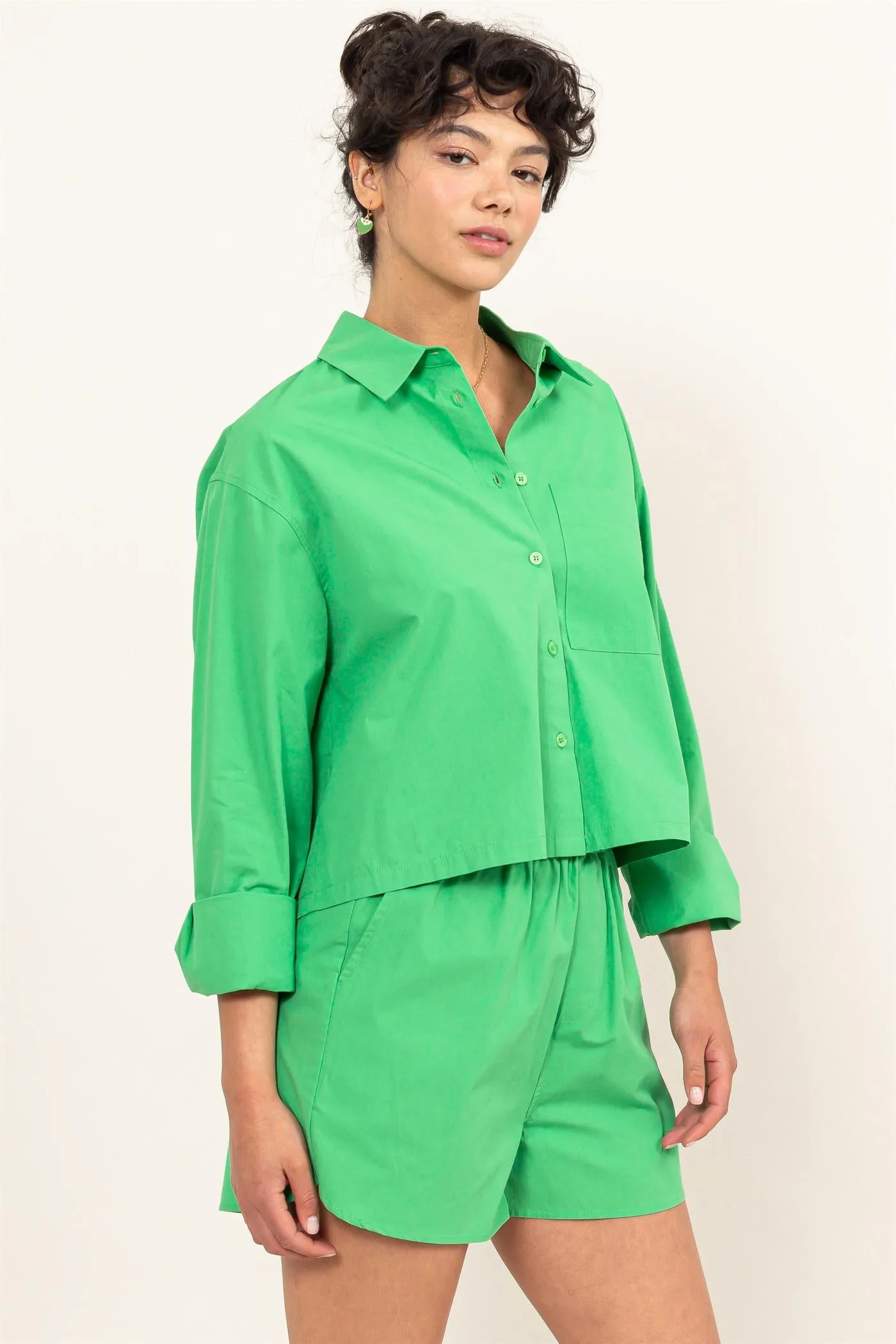 DZ24C051-Play It Right Poplin Shirt