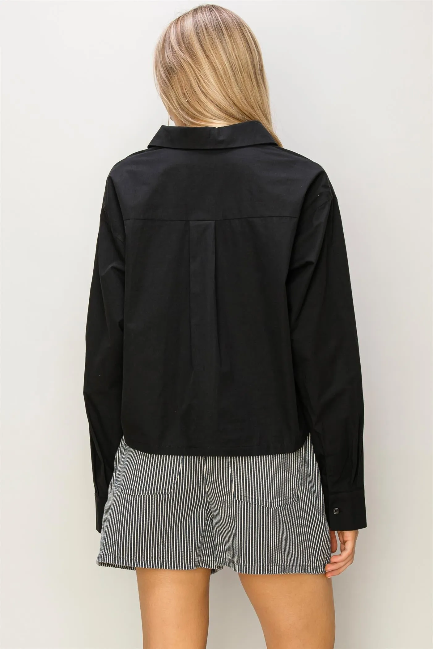DZ24C051-Play It Right Poplin Shirt