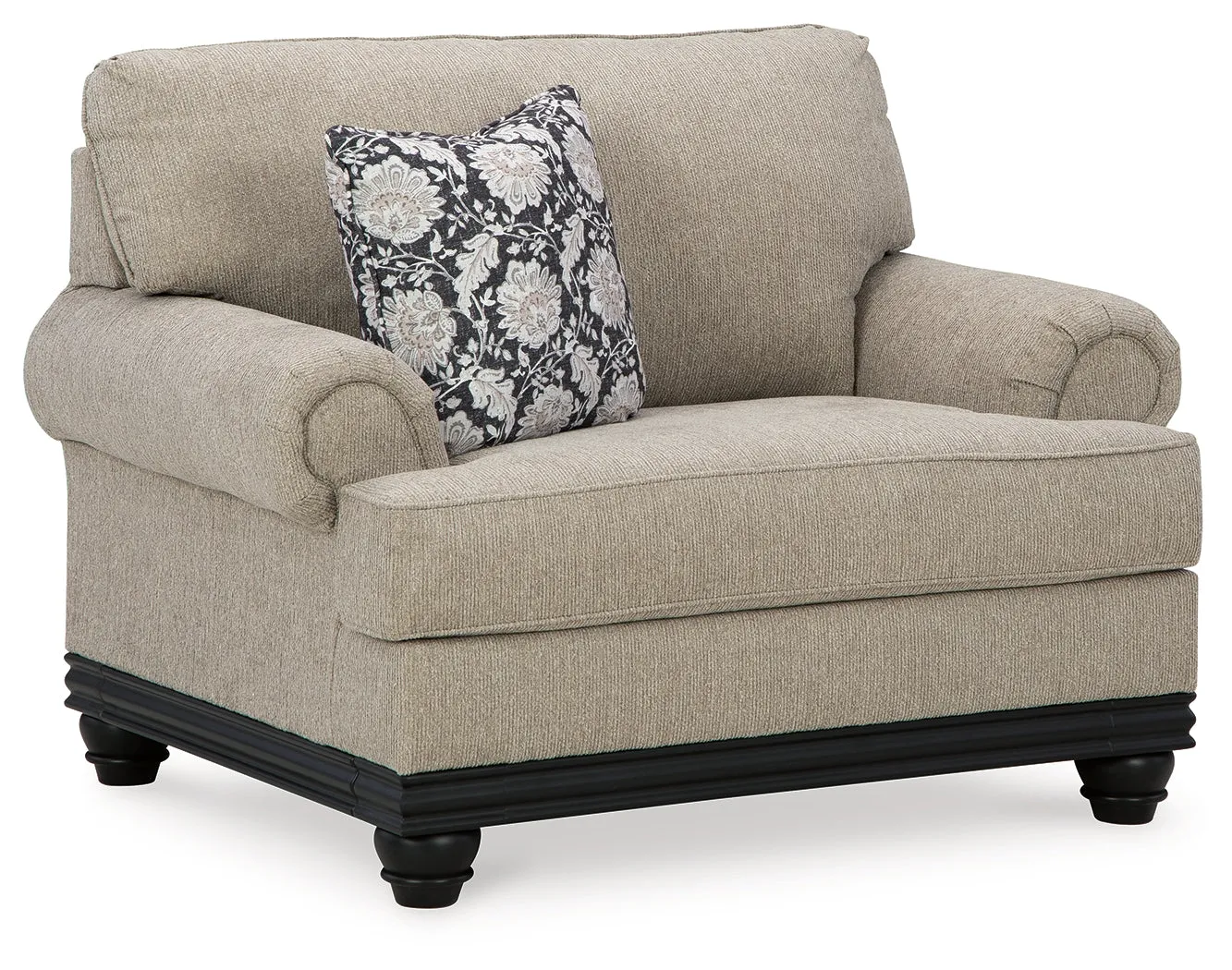 Elbiani Chair and Ottoman in Alloy