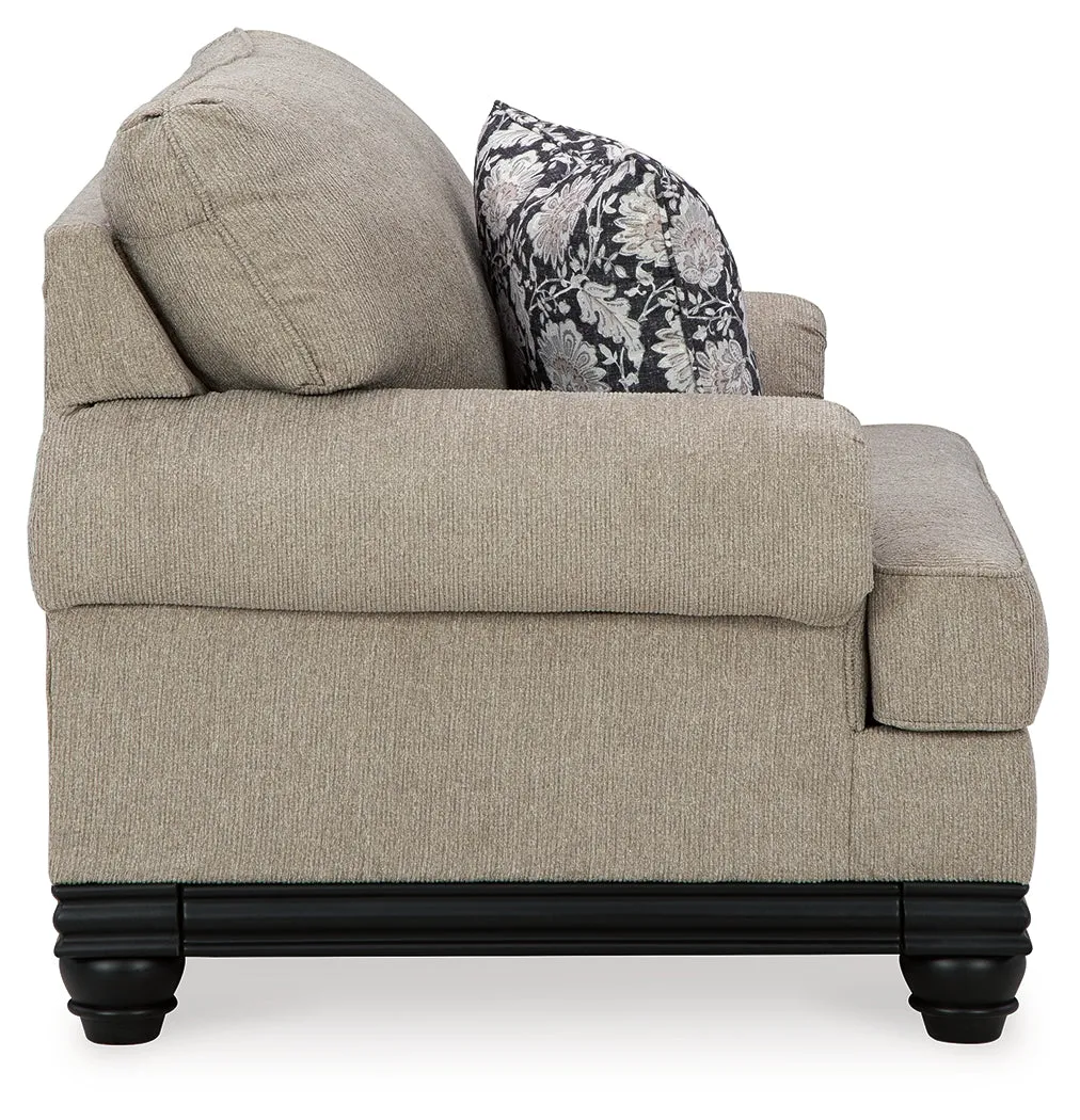 Elbiani Chair and Ottoman in Alloy