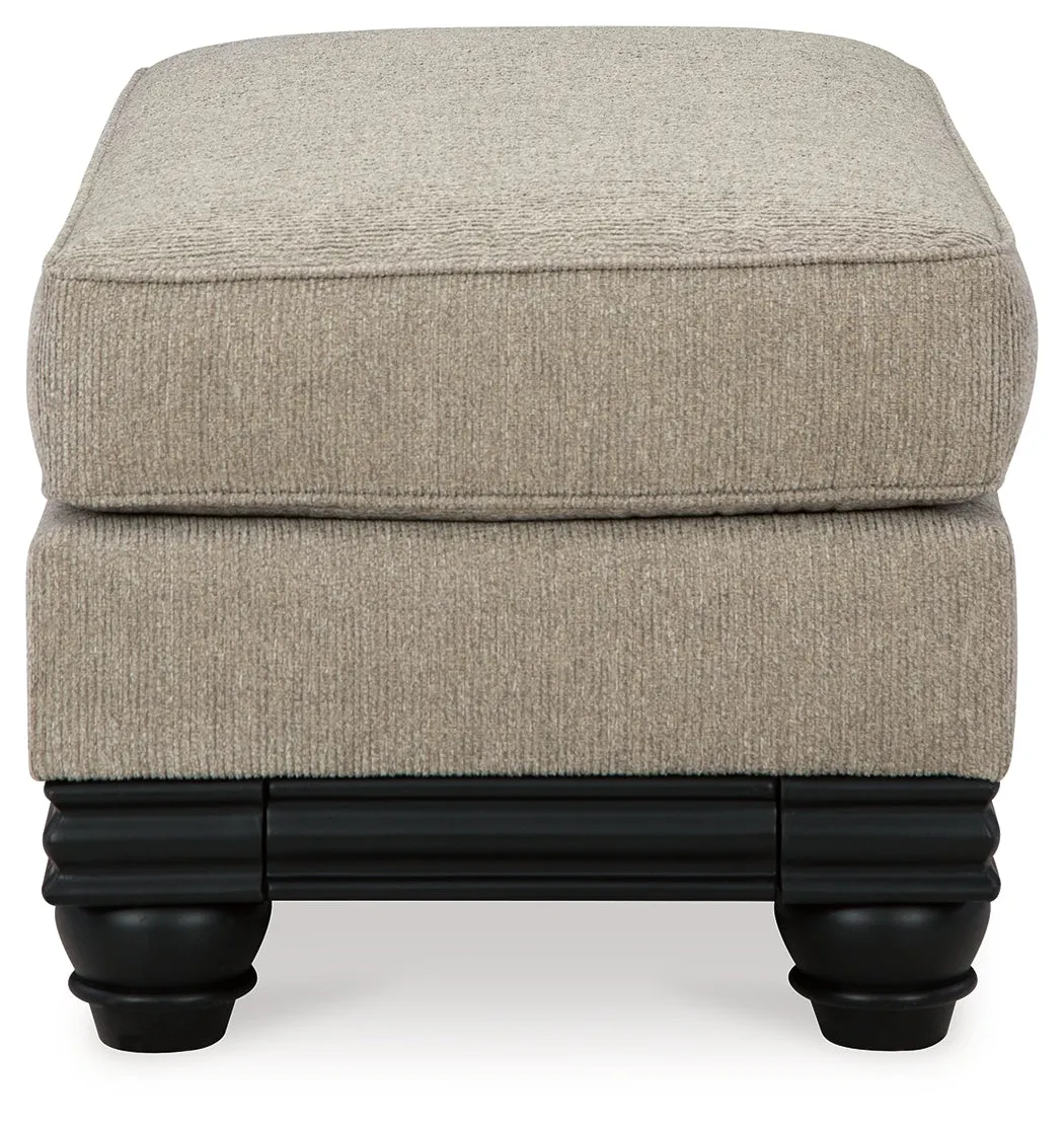 Elbiani Chair and Ottoman in Alloy