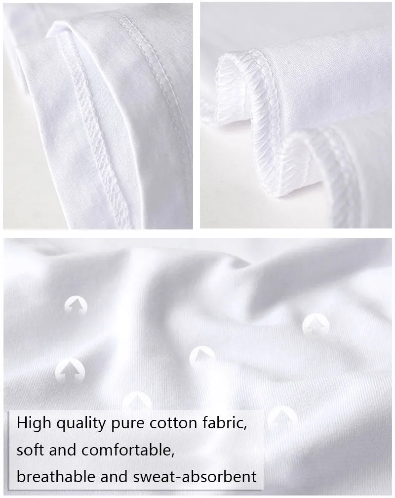 Father And Son Cotton Short Sleeved T-Shirts