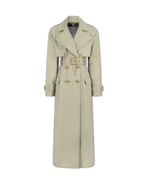 Gabardine Trench Coat
