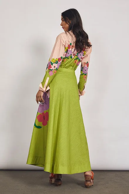 Jewel Floral Circle Skirt