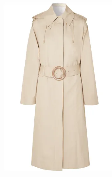 Joseph - Carbon Hooded Cotton-garbardine Trench Coat - Beige