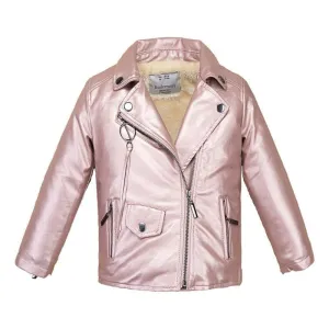 Leather Chrome Winter Jacket