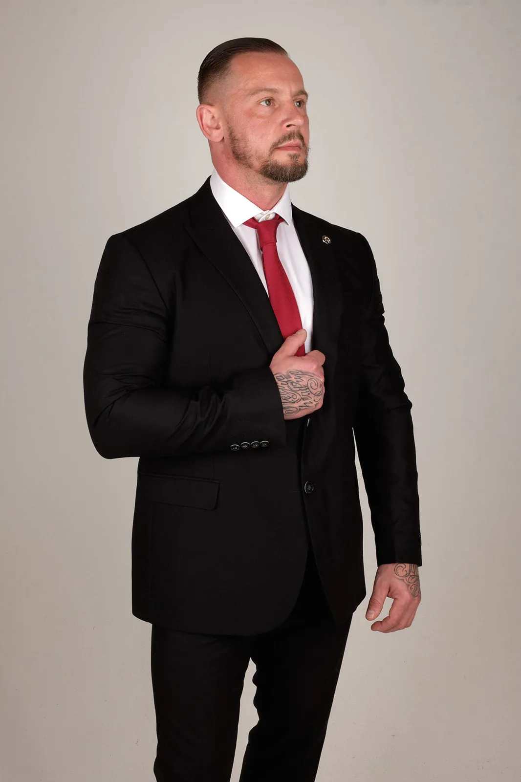 Mens Classic Black 3 Piece Suit | Wedding Suit | Party Wear | Office Wear