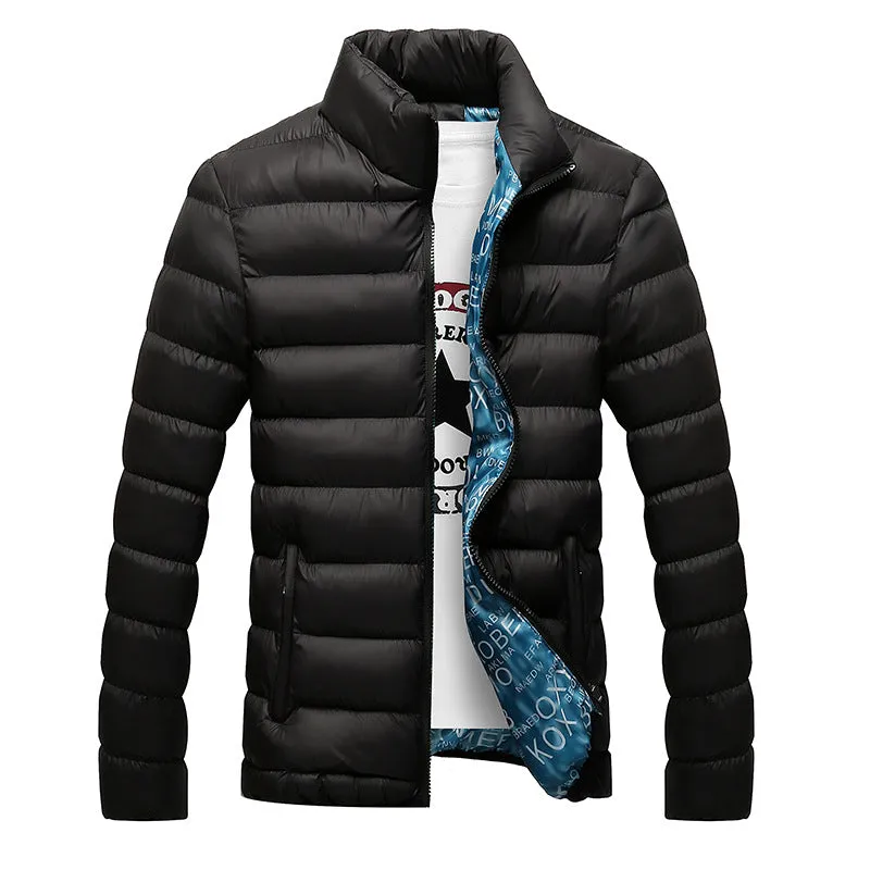 Parka Mens Coats Casual Windbreaker Quilted Jackets Men M-6XL