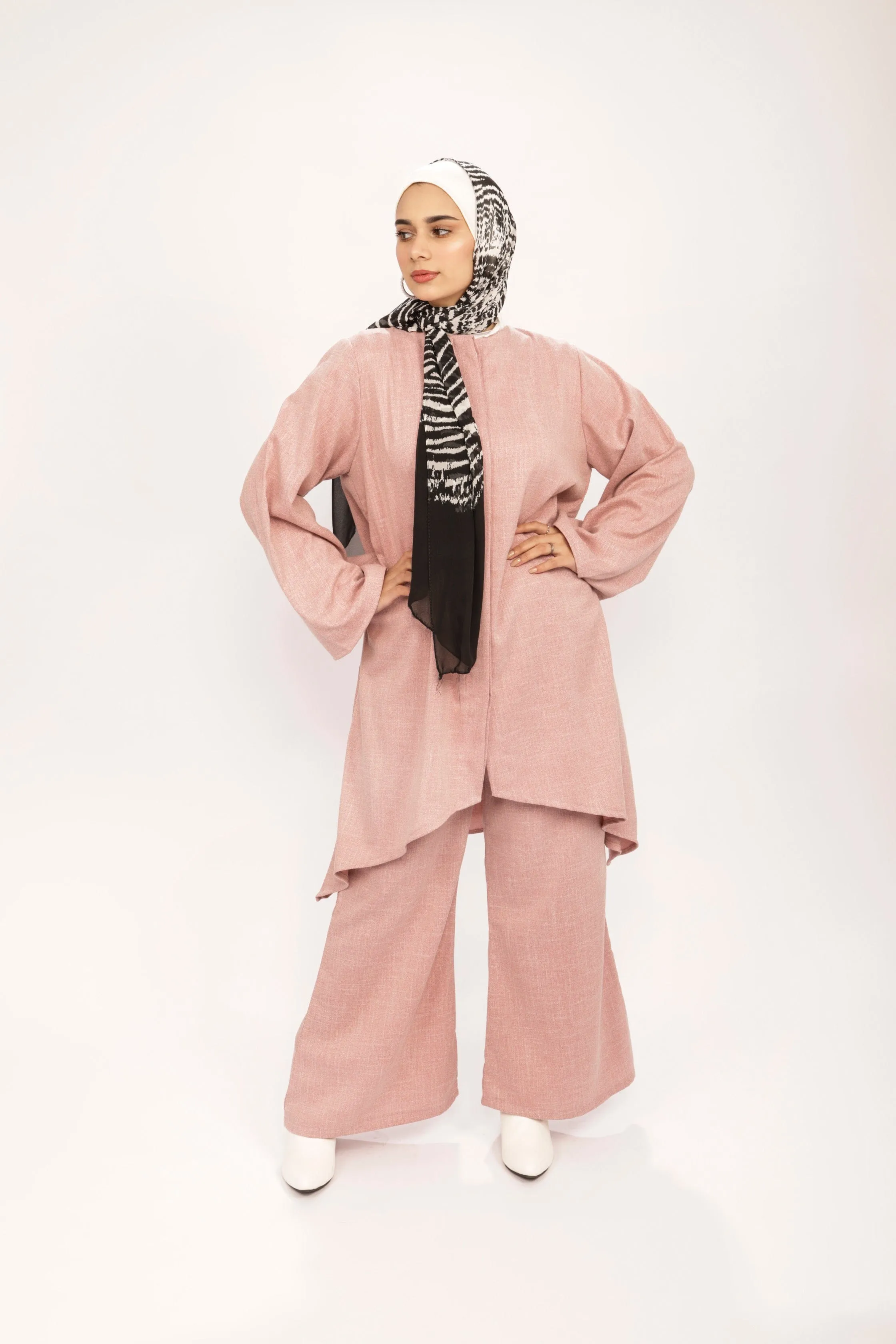 Pink suit