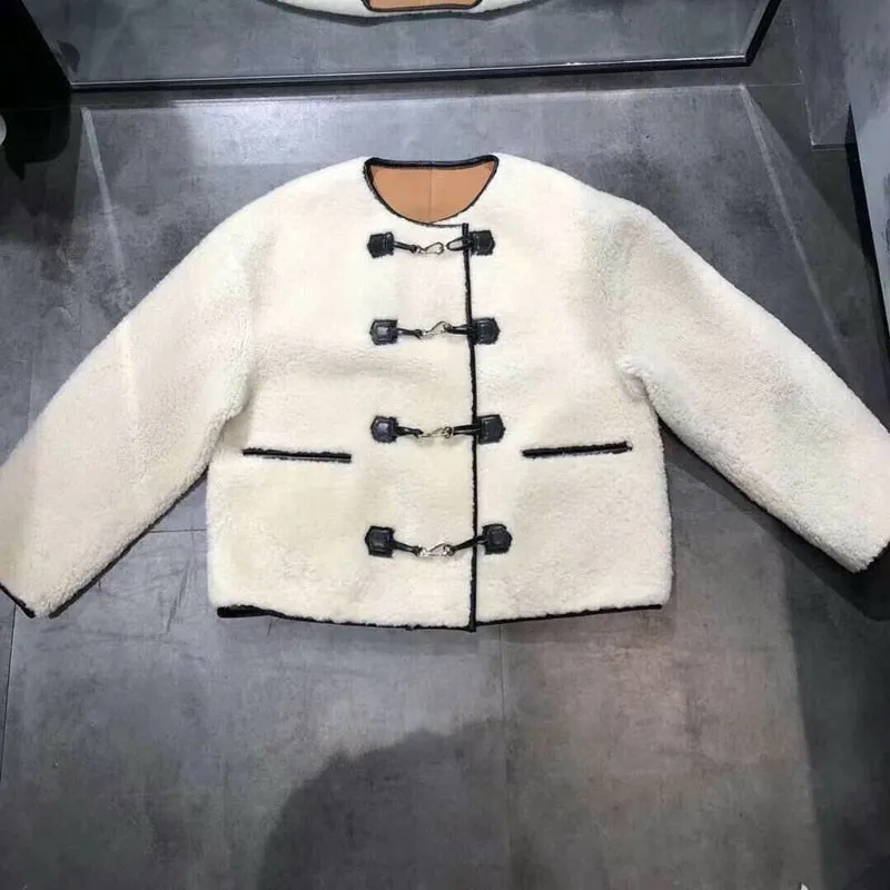 Sheepskin Warm Coat