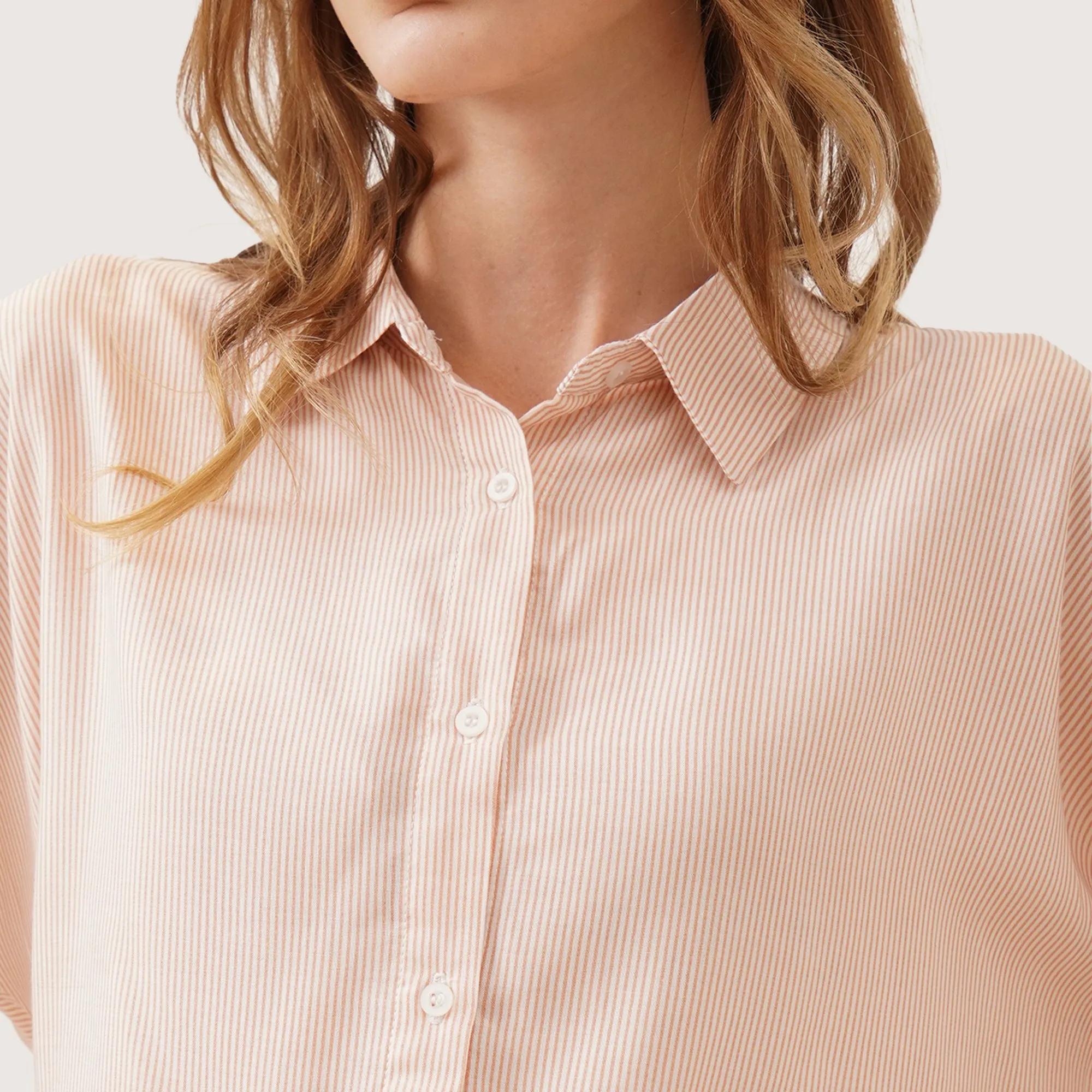 Stripe Extended Sleeve Shirt