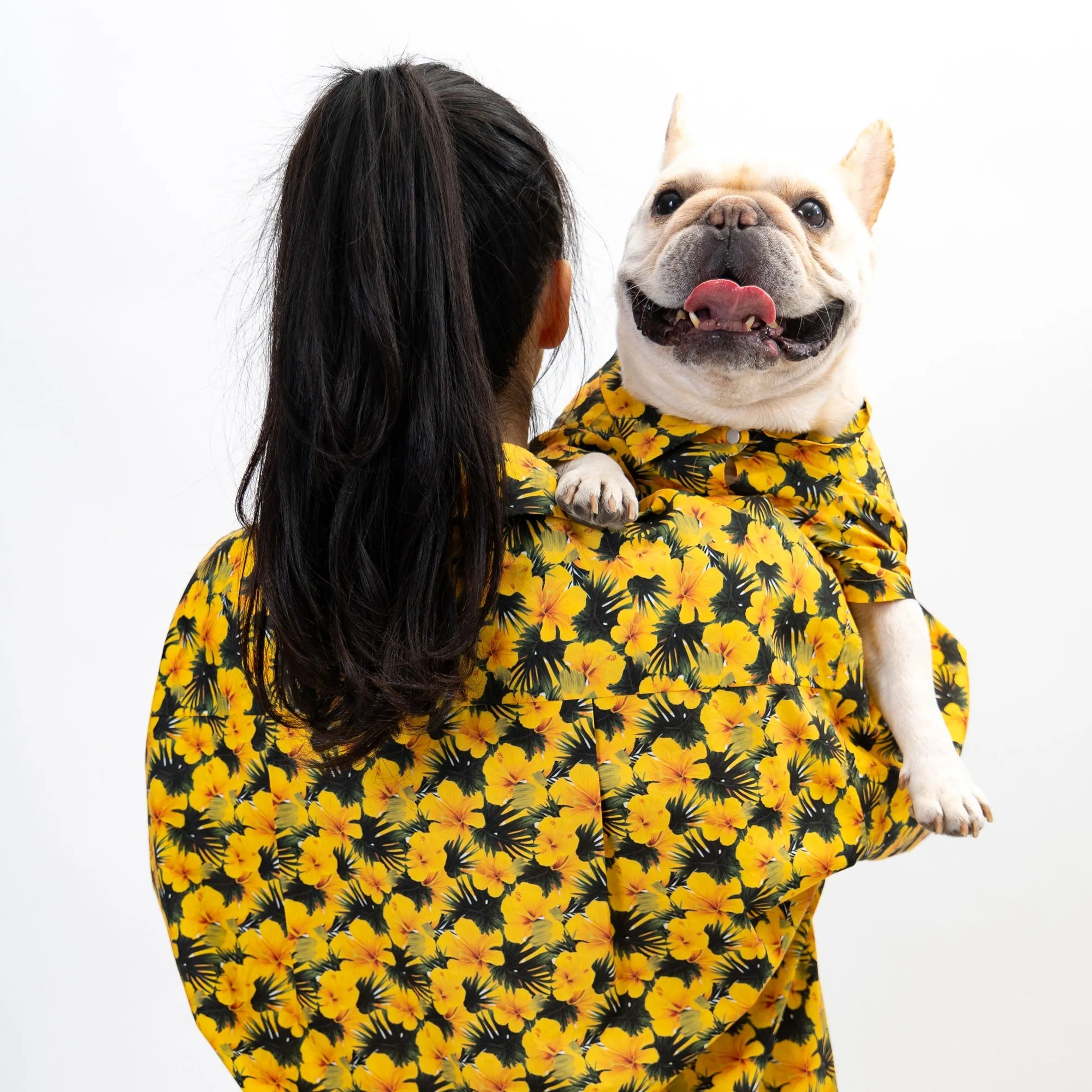 Summer Flower Button Up Dog Shirt
